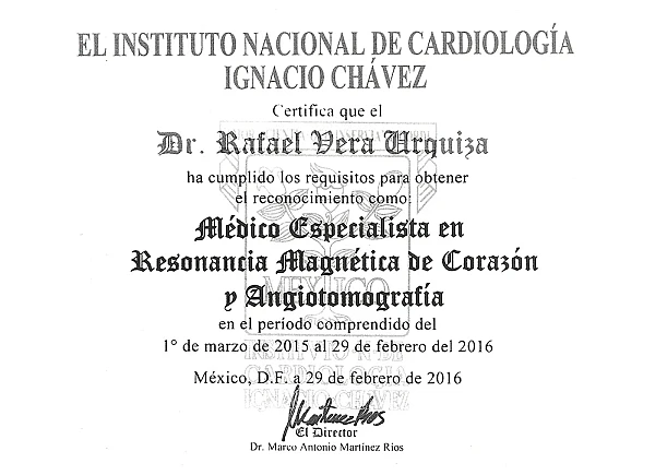 Máster en Cardioresonancia Magnética